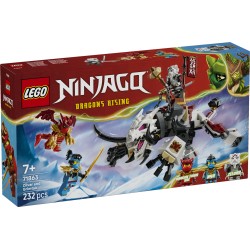 LEGO NINJAGO 71863 Zilvar e Grimtak la Bestia Drago, Giocattolo Ninja con Action Figure e 3 Minifigure, Regalo per Bambini 7+