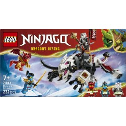 LEGO NINJAGO 71863 Zilvar e Grimtak la Bestia Drago, Giocattolo Ninja con Action Figure e 3 Minifigure, Regalo per Bambini 7+