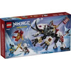 LEGO NINJAGO 71863 Zilvar e Grimtak la Bestia Drago, Giocattolo Ninja con Action Figure e 3 Minifigure, Regalo per Bambini 7+