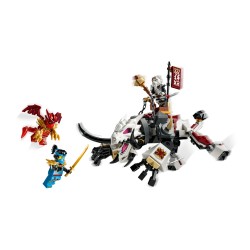LEGO NINJAGO 71863 Zilvar e Grimtak la Bestia Drago, Giocattolo Ninja con Action Figure e 3 Minifigure, Regalo per Bambini 7+