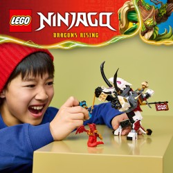 LEGO NINJAGO 71863 Zilvar e Grimtak la Bestia Drago, Giocattolo Ninja con Action Figure e 3 Minifigure, Regalo per Bambini 7+