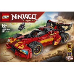 LEGO NINJAGO 71867 Super-Bolide Ninja X-1 - 15° Anniversario, Modello Auto con Moto Giocattolo e 3 Minifigure, Regalo per 14+