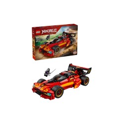 LEGO NINJAGO 71867 Super-Bolide Ninja X-1 - 15° Anniversario, Modello Auto con Moto Giocattolo e 3 Minifigure, Regalo per 14+
