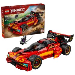 LEGO NINJAGO 71867 Super-Bolide Ninja X-1 - 15° Anniversario, Modello Auto con Moto Giocattolo e 3 Minifigure, Regalo per 14+