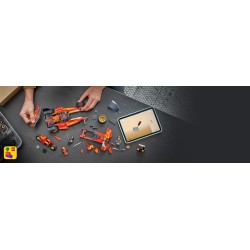 LEGO NINJAGO 71867 Super-Bolide Ninja X-1 - 15° Anniversario, Modello Auto con Moto Giocattolo e 3 Minifigure, Regalo per 14+