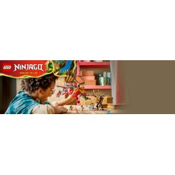 LEGO NINJAGO 71868 Mech Drago Mutaforma di Wyldfyre, Action Figure Giocattolo 2in1 con Mech e 6 Minifigure, Regalo Bambini 9+