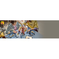 LEGO NINJAGO 71870 Mech Titanici Gemelli, Giocattolo con 2 Action Figure e 3 Minifigure, Regalo per Bambini da 12+ Anni