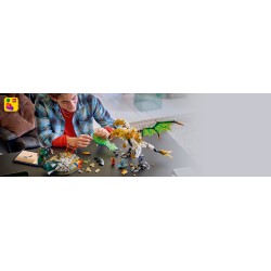 LEGO NINJAGO 71872 Battaglia dell’Ultra Drago, Giocattolo con Action Figure a 4 Teste, Serpente e 4 Minifigure, Regalo da 12+