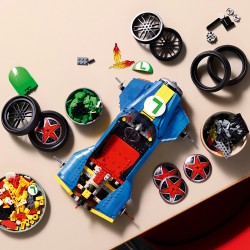 LEGO 72050 Mario Kart: Luigi e Mach 8, Kit per Adulti con Personaggio Nintendo e Auto, Gadget da Collezione, Regalo per Gamer