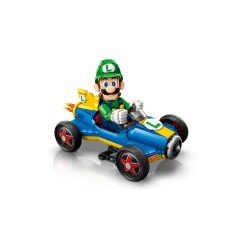 LEGO 72050 Mario Kart: Luigi e Mach 8, Kit per Adulti con Personaggio Nintendo e Auto, Gadget da Collezione, Regalo per Gamer