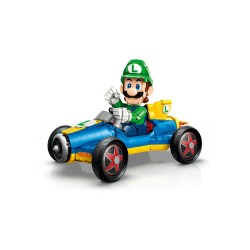 LEGO 72050 Mario Kart: Luigi e Mach 8, Kit per Adulti con Personaggio Nintendo e Auto, Gadget da Collezione, Regalo per Gamer