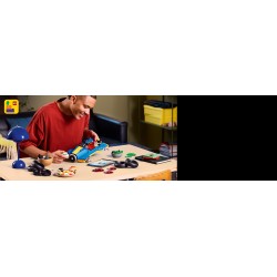 LEGO 72050 Mario Kart: Luigi e Mach 8, Kit per Adulti con Personaggio Nintendo e Auto, Gadget da Collezione, Regalo per Gamer