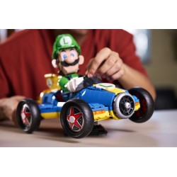 LEGO 72050 Mario Kart: Luigi e Mach 8, Kit per Adulti con Personaggio Nintendo e Auto, Gadget da Collezione, Regalo per Gamer