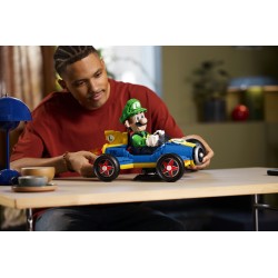 LEGO 72050 Mario Kart: Luigi e Mach 8, Kit per Adulti con Personaggio Nintendo e Auto, Gadget da Collezione, Regalo per Gamer