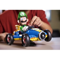 LEGO 72050 Mario Kart: Luigi e Mach 8, Kit per Adulti con Personaggio Nintendo e Auto, Gadget da Collezione, Regalo per Gamer