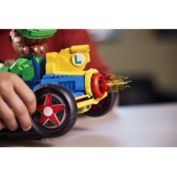 LEGO 72050 Mario Kart: Luigi e Mach 8, Kit per Adulti con Personaggio Nintendo e Auto, Gadget da Collezione, Regalo per Gamer