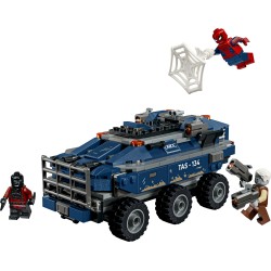 LEGO | Marvel 76349 Spider-Man: Inseguimento del Trasportatore di Detenuti, Macchina Giocattolo, 4 Minifigure, Regalo 8+ Anni