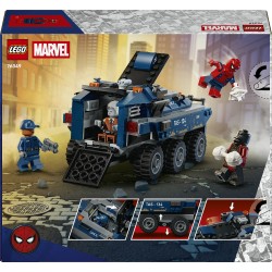 LEGO | Marvel 76349 Spider-Man: Inseguimento del Trasportatore di Detenuti, Macchina Giocattolo, 4 Minifigure, Regalo 8+ Anni