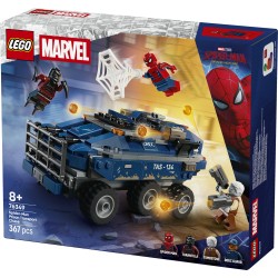 LEGO | Marvel 76349 Spider-Man: Inseguimento del Trasportatore di Detenuti, Macchina Giocattolo, 4 Minifigure, Regalo 8+ Anni