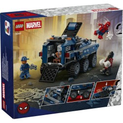 LEGO | Marvel 76349 Spider-Man: Inseguimento del Trasportatore di Detenuti, Macchina Giocattolo, 4 Minifigure, Regalo 8+ Anni