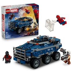 LEGO | Marvel 76349 Spider-Man: Inseguimento del Trasportatore di Detenuti, Macchina Giocattolo, 4 Minifigure, Regalo 8+ Anni
