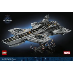 LEGO ǀ Marvel 76354 Elivelivolo S.H.I.E.L.D. - Kit di Modellismo per Adulti con 6 Minifigure, Regalo per i Fan degli Avengers