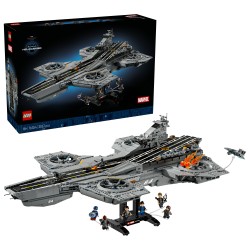LEGO ǀ Marvel 76354 Elivelivolo S.H.I.E.L.D. - Kit di Modellismo per Adulti con 6 Minifigure, Regalo per i Fan degli Avengers