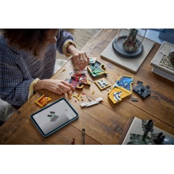 LEGO Harry Potter 76462 Stemma della Casa di Hogwarts, Giocattolo Wall Art 3D con Animali, Regalo di Compleanno per Bambini 12+