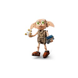 LEGO Harry Potter 76469 2in1 Dobby l'Elfo Libero, Gioco Trasformabile in Kreacher, Decorazione Cameretta, Regalo Bambini 8+