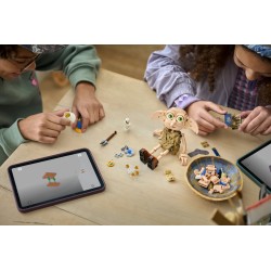LEGO Harry Potter 76469 2in1 Dobby l'Elfo Libero, Gioco Trasformabile in Kreacher, Decorazione Cameretta, Regalo Bambini 8+