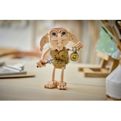 LEGO Harry Potter 76469 2in1 Dobby l'Elfo Libero, Gioco Trasformabile in Kreacher, Decorazione Cameretta, Regalo Bambini 8+