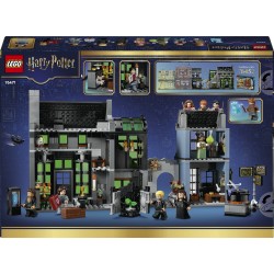LEGO Harry Potter 76471 Negozi di Magia di Notturn Alley, Giocattolo con 8 Minifigure e Patronus da Collezione, Regalo da 8+