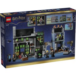 LEGO Harry Potter 76471 Negozi di Magia di Notturn Alley, Giocattolo con 8 Minifigure e Patronus da Collezione, Regalo da 8+
