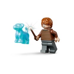 LEGO Harry Potter 76471 Negozi di Magia di Notturn Alley, Giocattolo con 8 Minifigure e Patronus da Collezione, Regalo da 8+