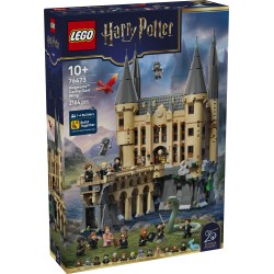 LEGO Harry Potter 76473 Castello di Hogwarts: Ala Est, Giocattolo con 13 Minifigure e Patronus da Collezione, Regalo da 10+