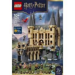 LEGO Harry Potter 76473 Castello di Hogwarts: Ala Est, Giocattolo con 13 Minifigure e Patronus da Collezione, Regalo da 10+