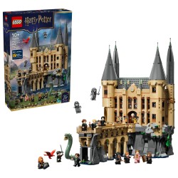 LEGO Harry Potter 76473 Castello di Hogwarts: Ala Est, Giocattolo con 13 Minifigure e Patronus da Collezione, Regalo da 10+