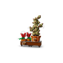 LEGO Harry Potter 76474 Piante di Erbologia di Hogwarts, Giocattolo Interattivo con Piante Finte e Fiori in Vaso, Regalo 12+
