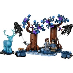 LEGO Harry Potter 76475 Foresta Proibita: Expecto Patronum, Giocattolo con 2 Dissennatori, Cervo e 2 Minifigure, Regalo 7+