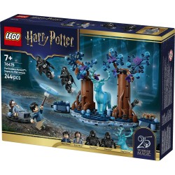 LEGO Harry Potter 76475 Foresta Proibita: Expecto Patronum, Giocattolo con 2 Dissennatori, Cervo e 2 Minifigure, Regalo 7+