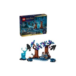 LEGO Harry Potter 76475 Foresta Proibita: Expecto Patronum, Giocattolo con 2 Dissennatori, Cervo e 2 Minifigure, Regalo 7+
