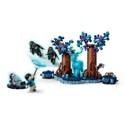 LEGO Harry Potter 76475 Foresta Proibita: Expecto Patronum, Giocattolo con 2 Dissennatori, Cervo e 2 Minifigure, Regalo 7+
