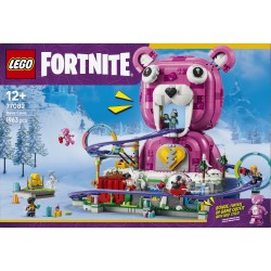 LEGO Fortnite 77082 Tana Strana, Giocattolo con Modello di Parco Giochi e 6 Minifigure, Regalo per Gamer Bambini da 12 Anni