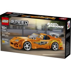 LEGO Speed Champions 77260 The Fast and The Furious Toyota Supra MK4, Macchina Giocattolo con Minifigure, Regalo STEM da 10+