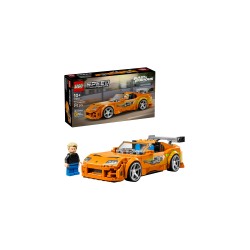 LEGO Speed Champions 77260 The Fast and The Furious Toyota Supra MK4, Macchina Giocattolo con Minifigure, Regalo STEM da 10+