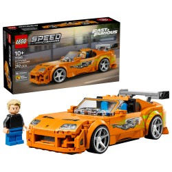 LEGO Speed Champions 77260 The Fast and The Furious Toyota Supra MK4, Macchina Giocattolo con Minifigure, Regalo STEM da 10+