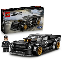 LEGO Speed Champions 77262 Ford Mustang ‘65 Hoonicorn V1 di Ken Block, Macchina Giocattolo con Minifigure, Regalo Bambini 9+