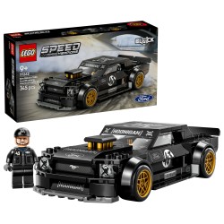 LEGO Speed Champions 77262 Ford Mustang ‘65 Hoonicorn V1 di Ken Block, Macchina Giocattolo con Minifigure, Regalo Bambini 9+