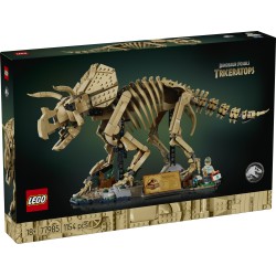 LEGO Jurassic World 77985 Fossili di Dinosauro: Triceratopo, Kit Modellismo per Adulti con Minifigure, Idea Regalo per Fan