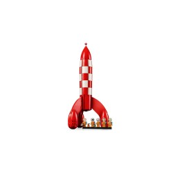 LEGO Ideas 21367 Razzo Lunare di Tintin, Kit Modellismo per Adulti, 5 Minifigure, Cane, Decorazioni Fai da Te, Regalo per Fan
